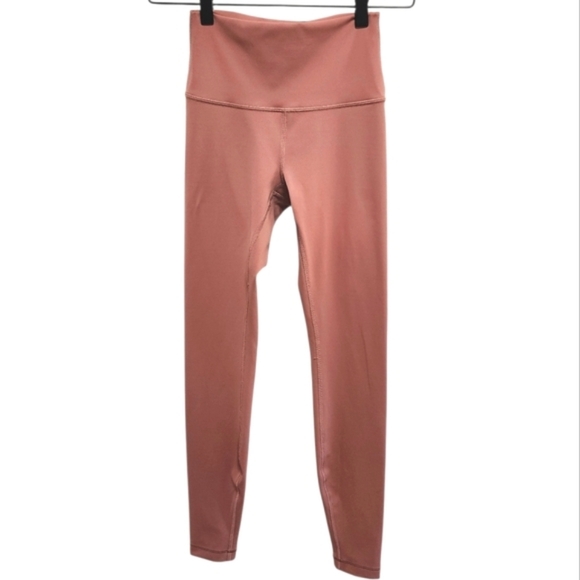 LULULEMON WUNDER UNDER HIGH-RISE TIGHT 28" FULL-ON LUXTREME. BRIER ROSE/2 - Picture 7 of 12